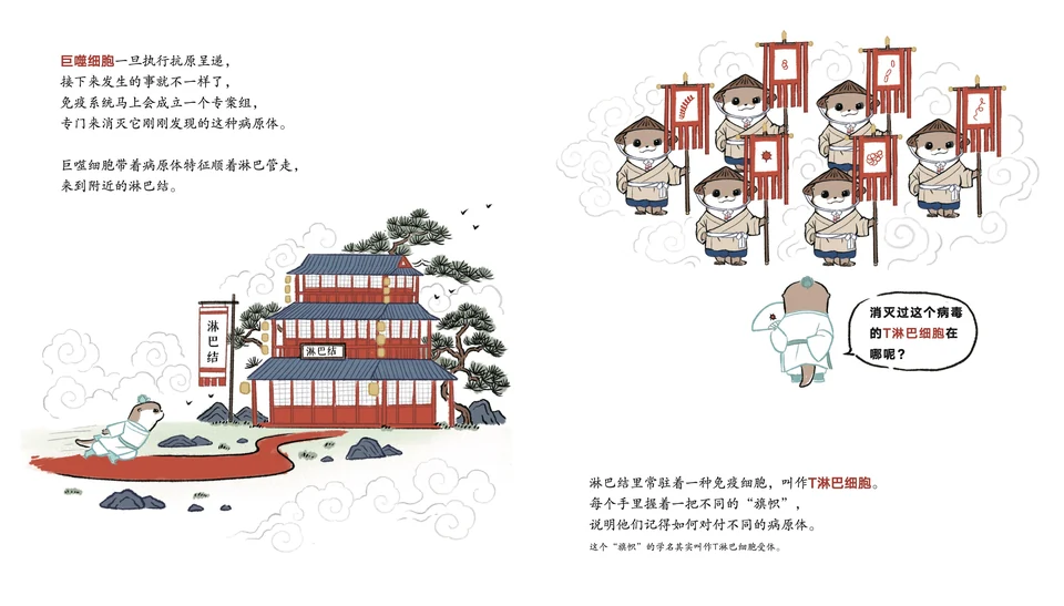 《消灭病毒重案组》：水獭与动物角色的病毒防护知识漫画