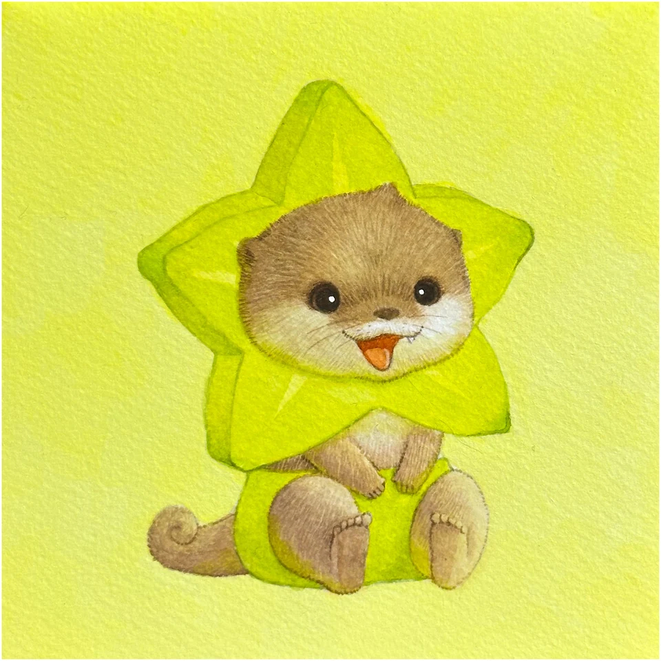 水果与水獭双子，第 7 幅