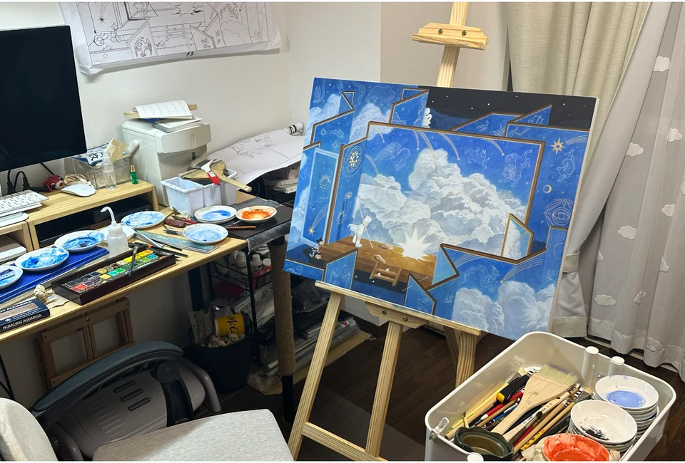 自我・本我・超我 · 草图与创作过程 · 8