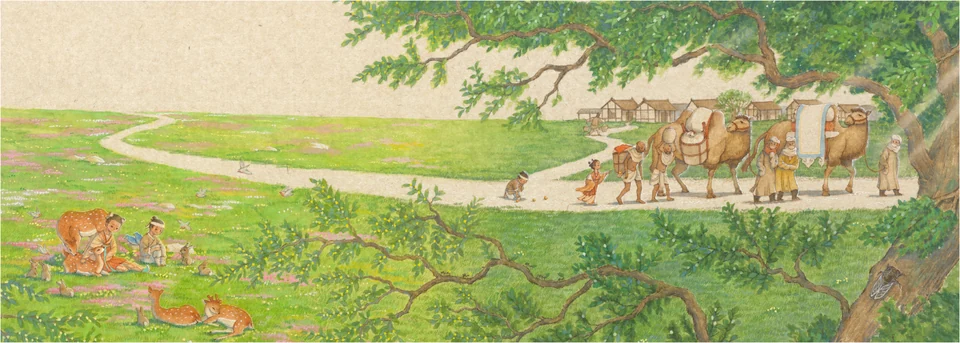 The Little Stone Mason: The Story of Yungang: caves and villages through the seasons