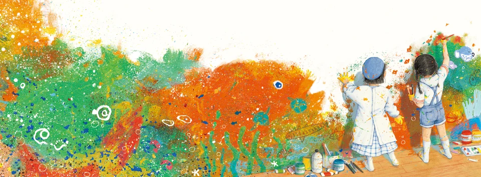 My Mom is a Sea Witch: mother and daughter among flowers