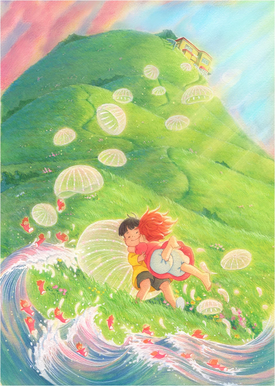 崖上的波妞 · 无字海报原画 · 2