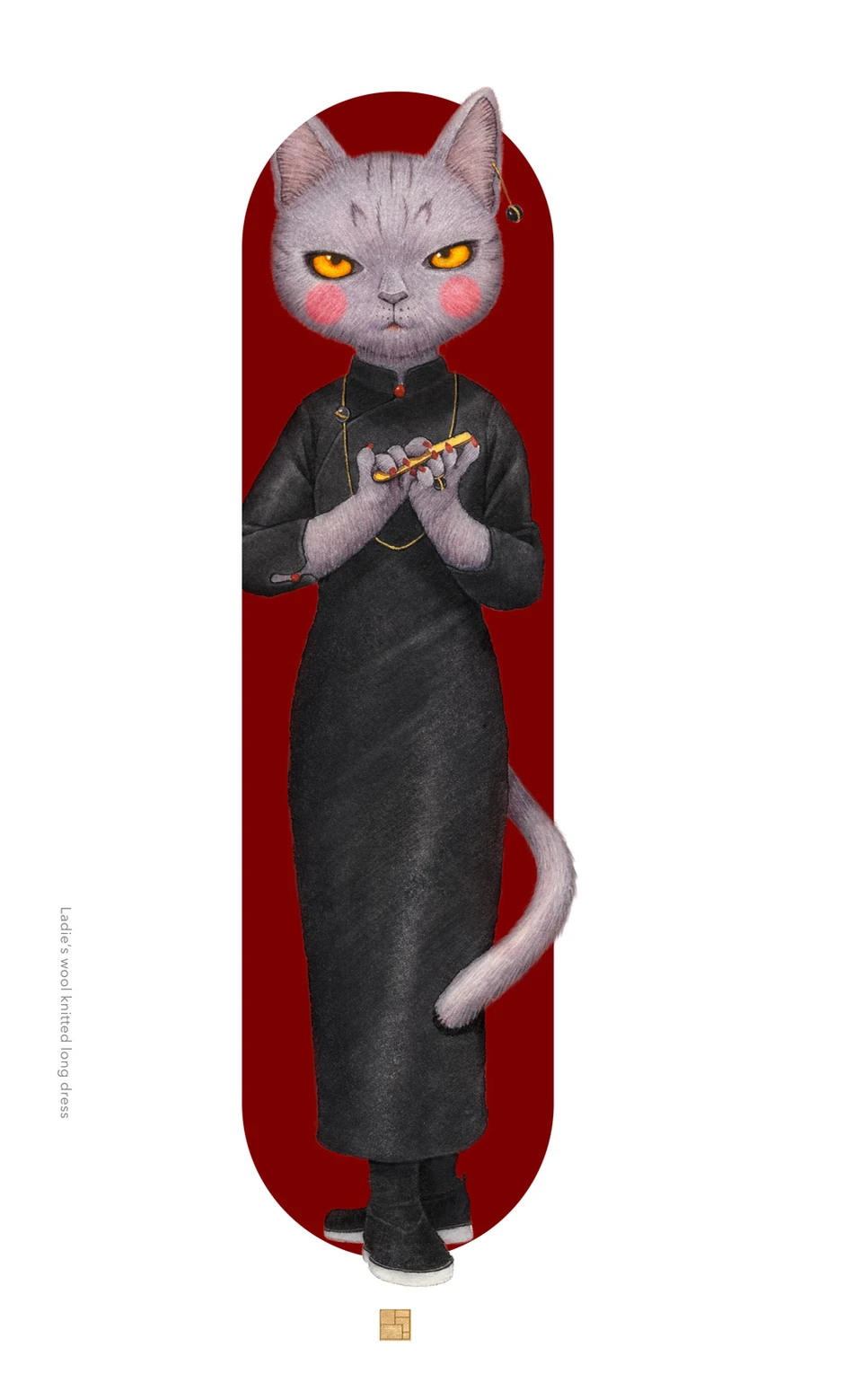 上下“赤黑焰”系列猫角色，第 2 个视角